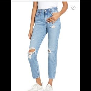 Levi’s Wedgie Icon Fit Ripped Straight Leg Jeans